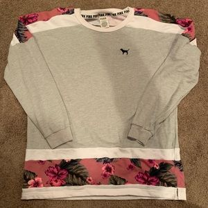 Fun pattern sleeve sweater by PINK